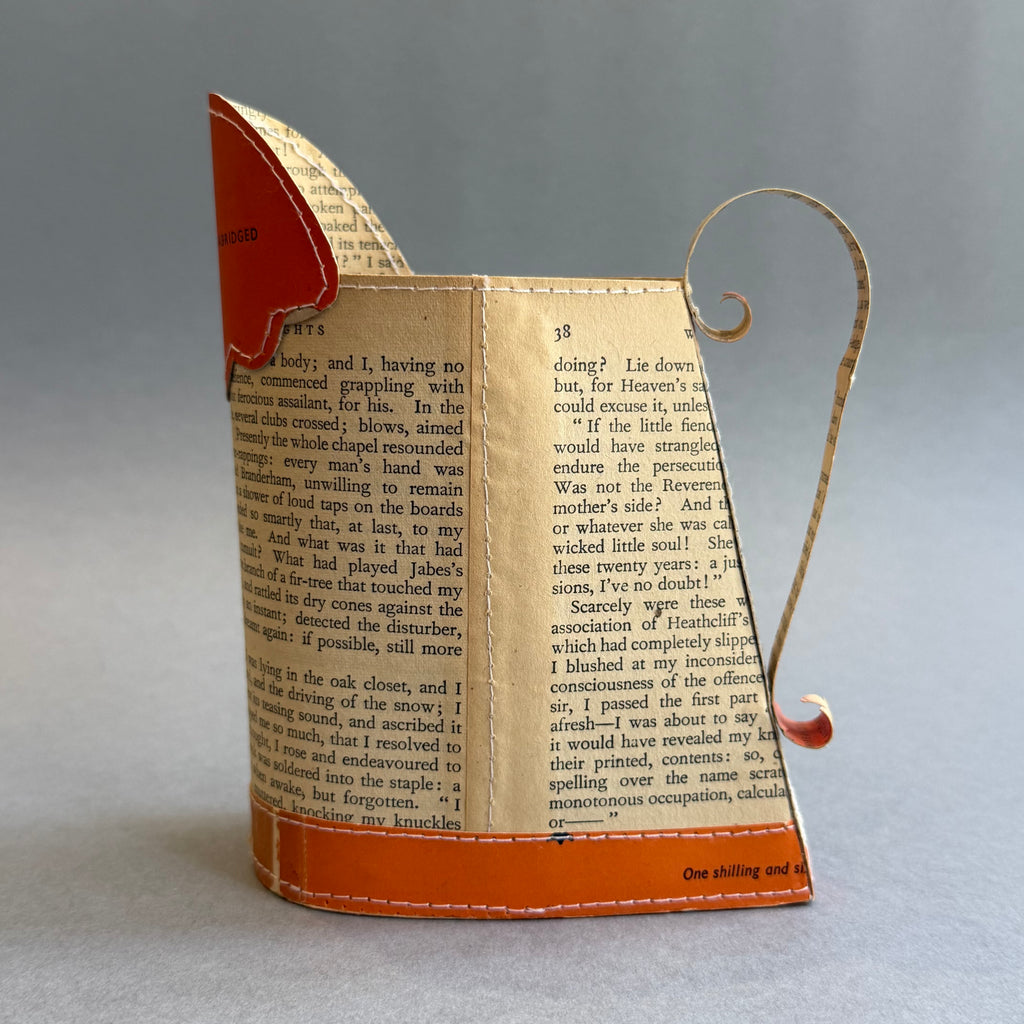 Paper Jug - Medium - Penguin Orange - Wuthering Heights