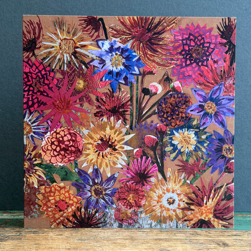G/Card - Square - Dazzling Dahlias