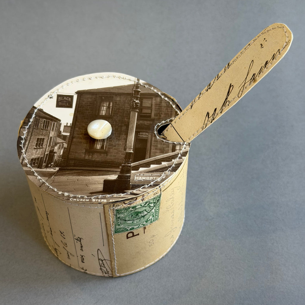 Paper Sugar Pot & Spoon - Postcard - Haworth