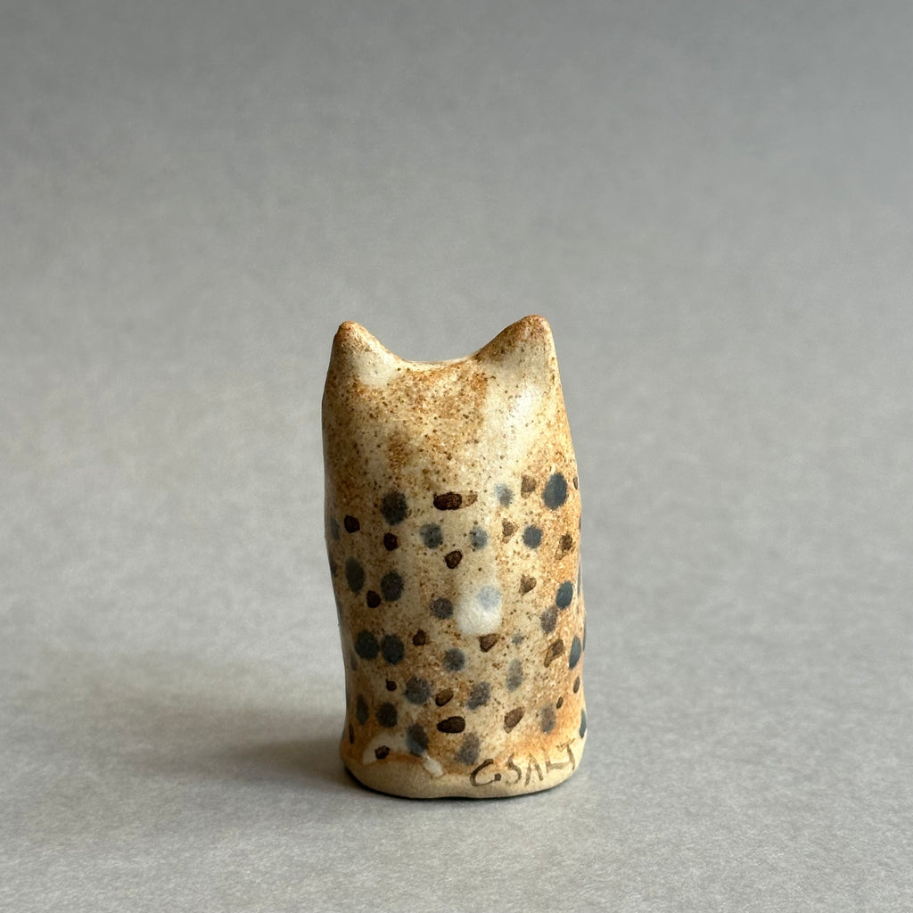 Stoneware Cat [small] #C