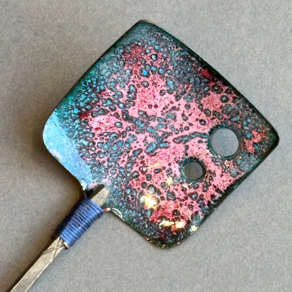 Decorative Enamel Spoon 'Chasing Tool’