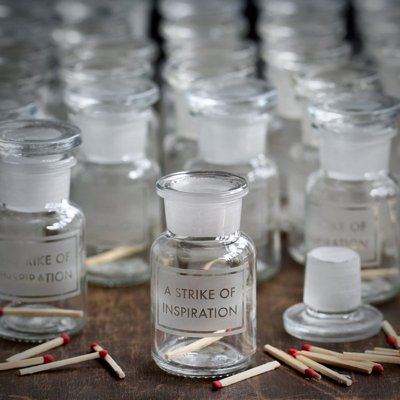 Etched Apothecary Jar Mini