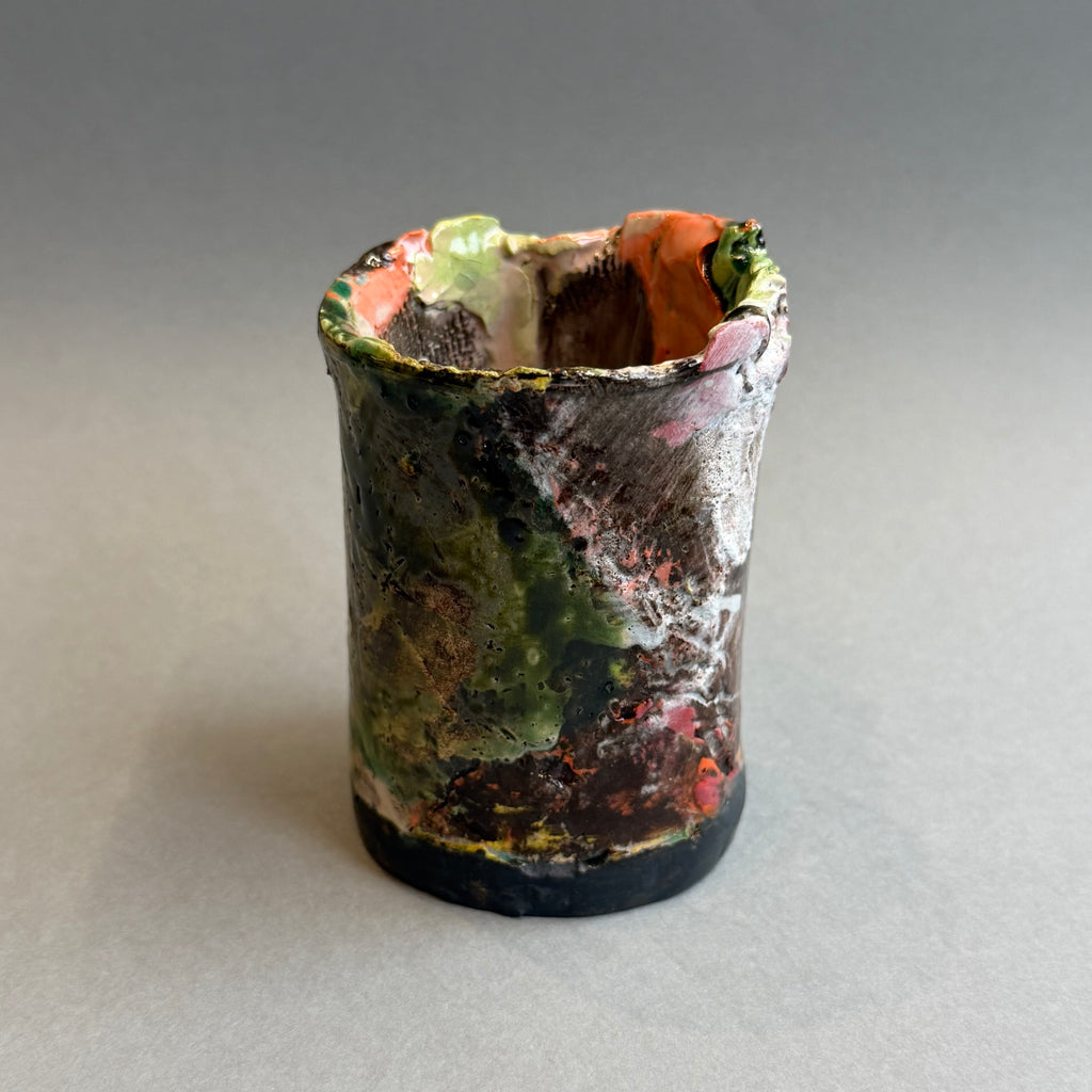 Ceramic Pot - Moorland - Tall Tealight  #B