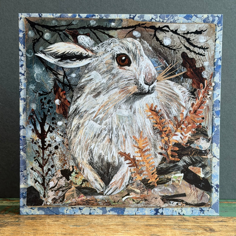 G/Card - Square - Winter Hare