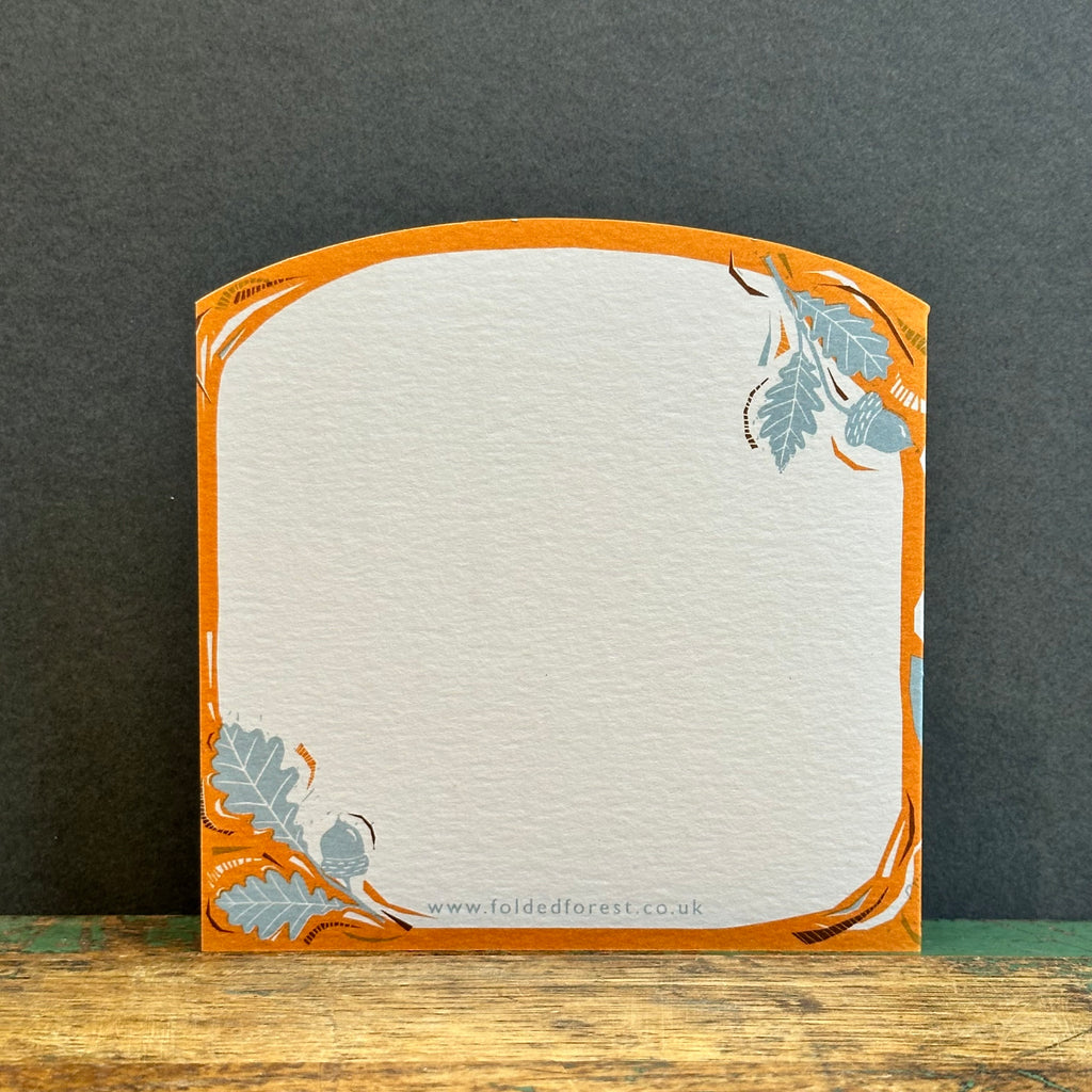 Concertina G/Card - Folded Forest - Autumn Leaves