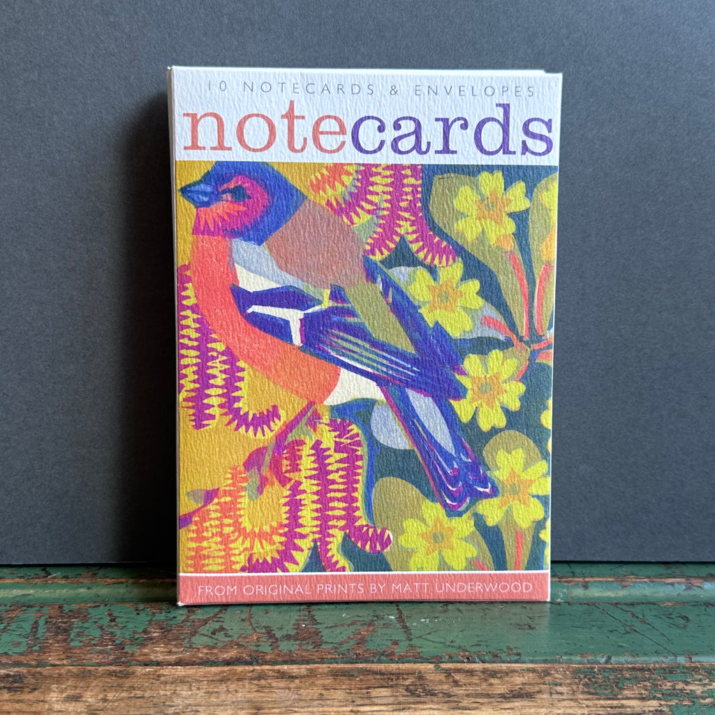 Notecards - Matt Underwood - Catkins & Primroses/Dunnock Among Aconites