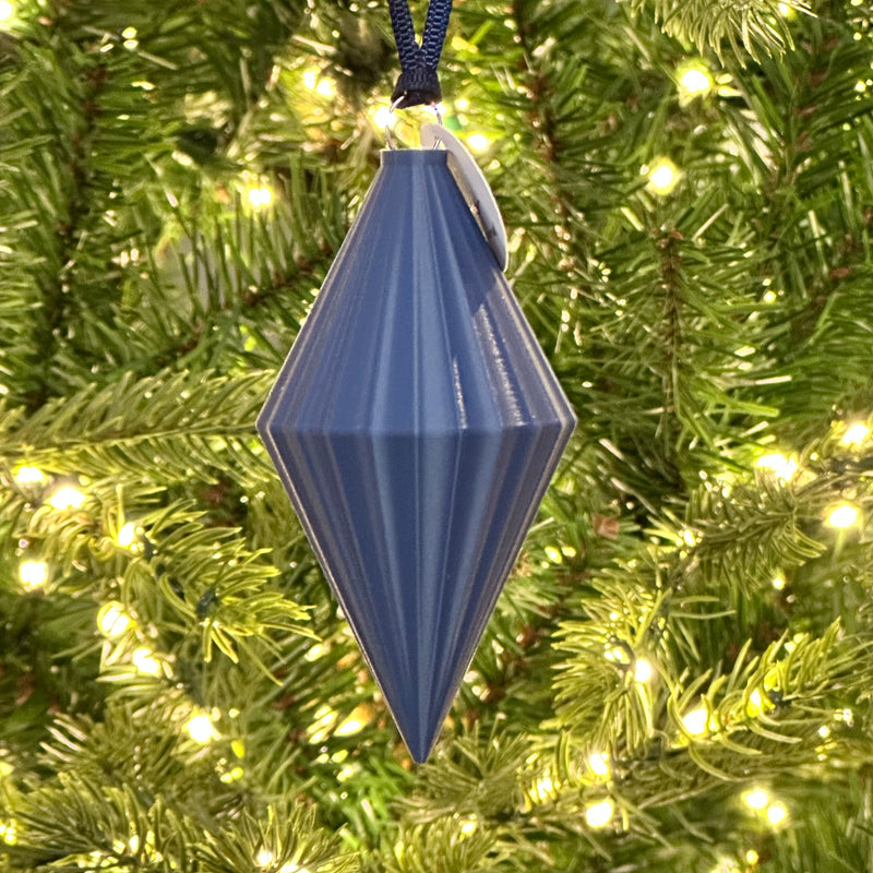 3D Printed Bauble - Lavender - Diamond
