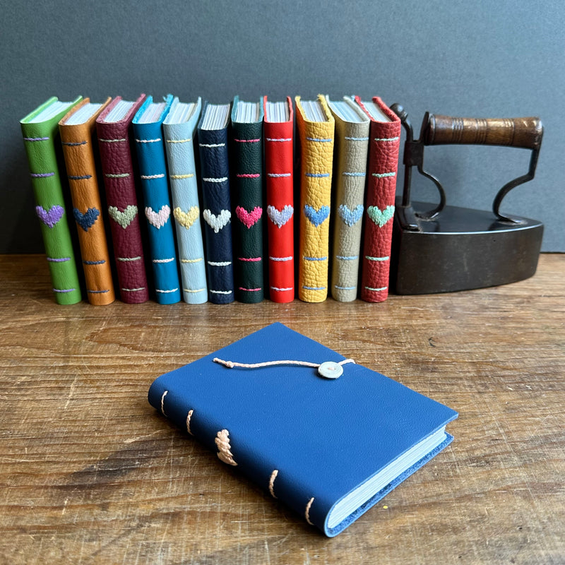 Darned Heart Notebook [Small] - Cobalt