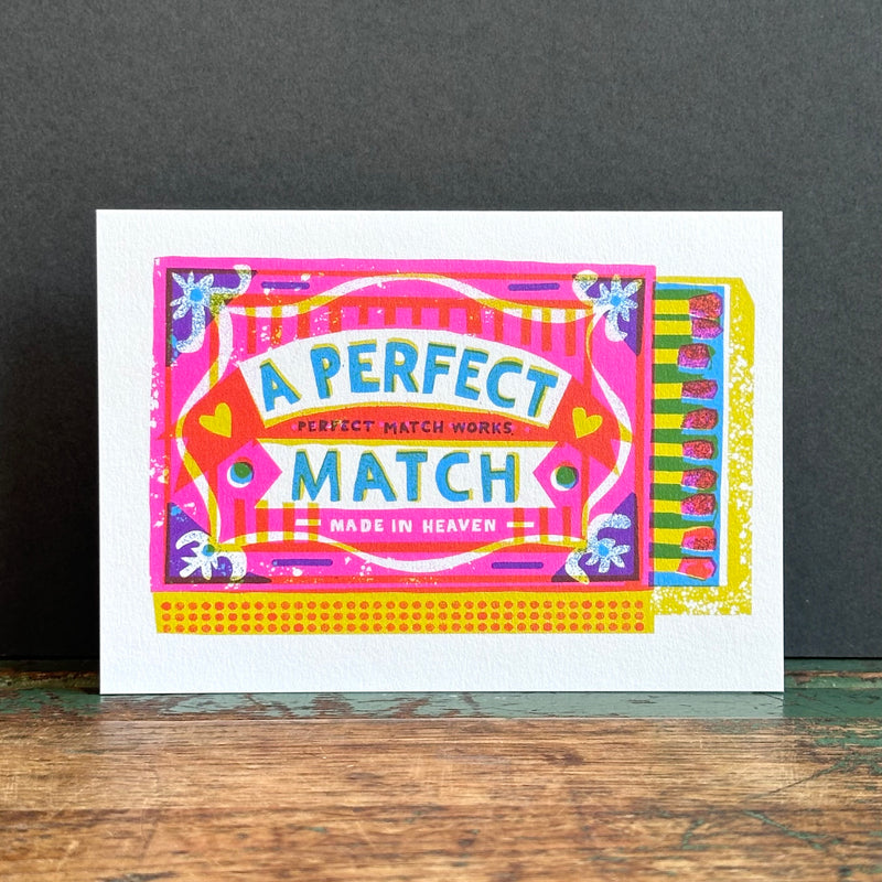 A6 G/Card 'A Perfect Match'