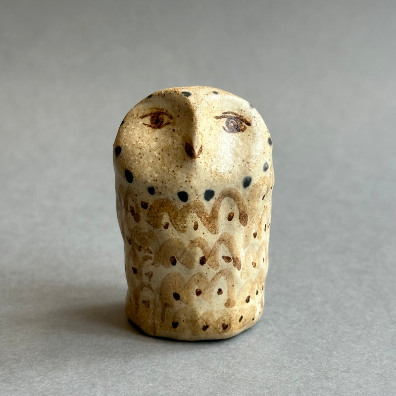 Stoneware Owl [small] #A