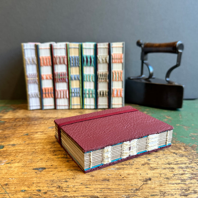 Exposed Spine Notebook [Small] - Plum