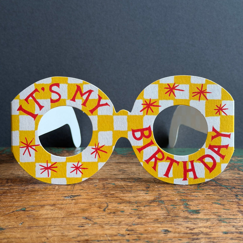 Glasses Card - It’s My Birthday