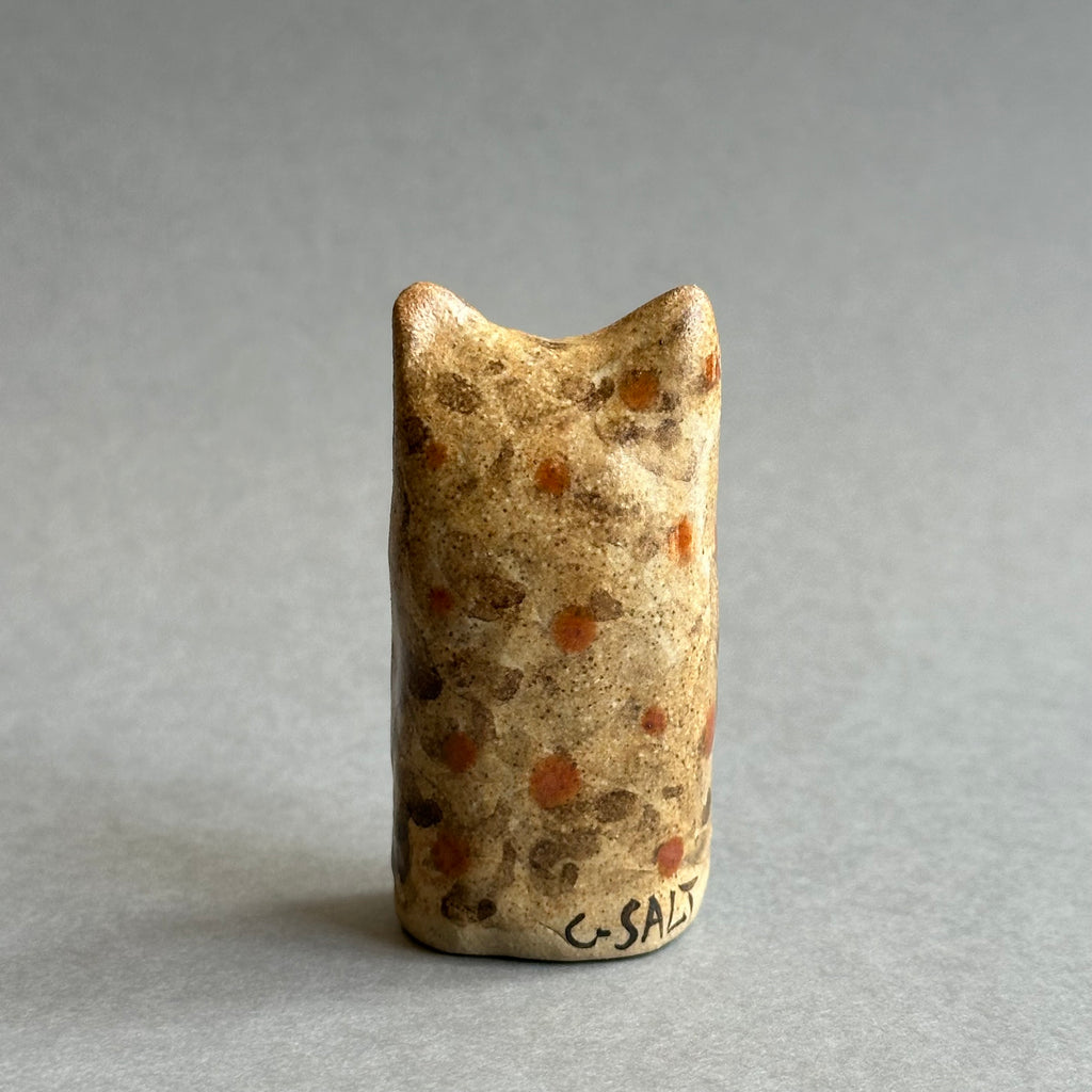 Stoneware Cat [small] #F