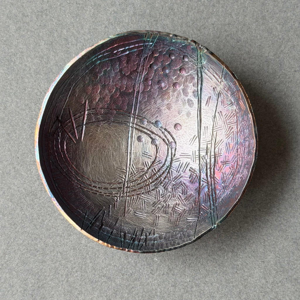Bowl - Chased Silver Plate - Small - LXI