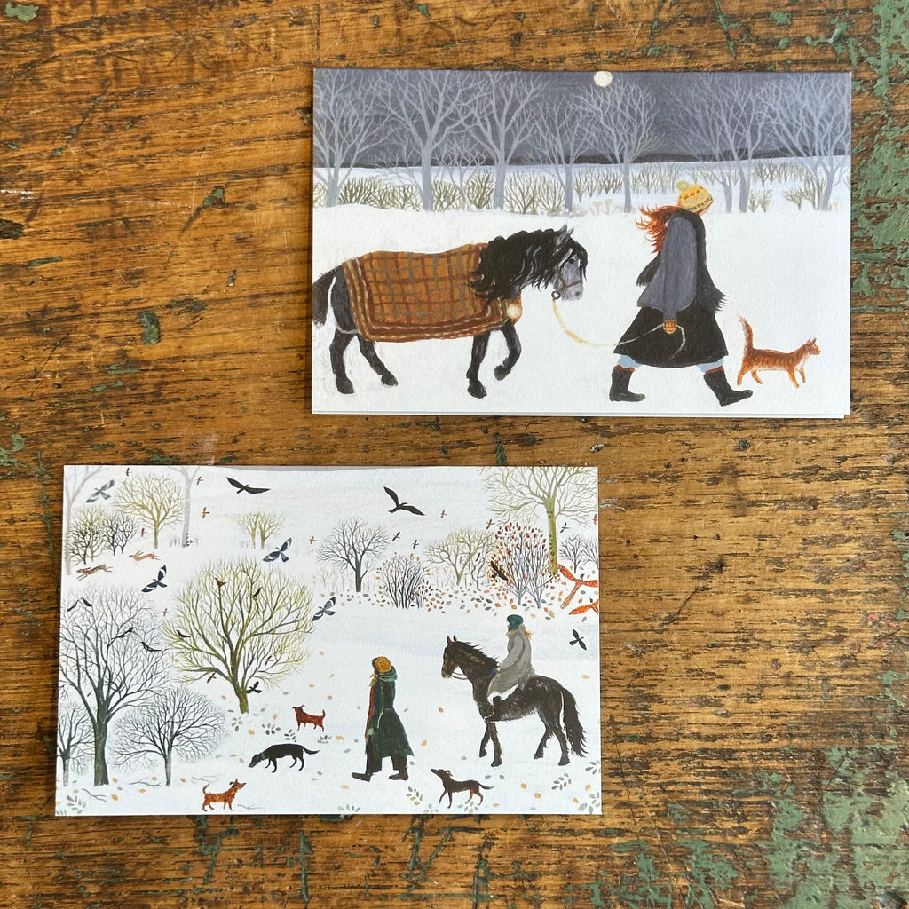 Note Pack - Set of 10 - Dee Nickerson - Walking the Horse & A Winter’s Ride
