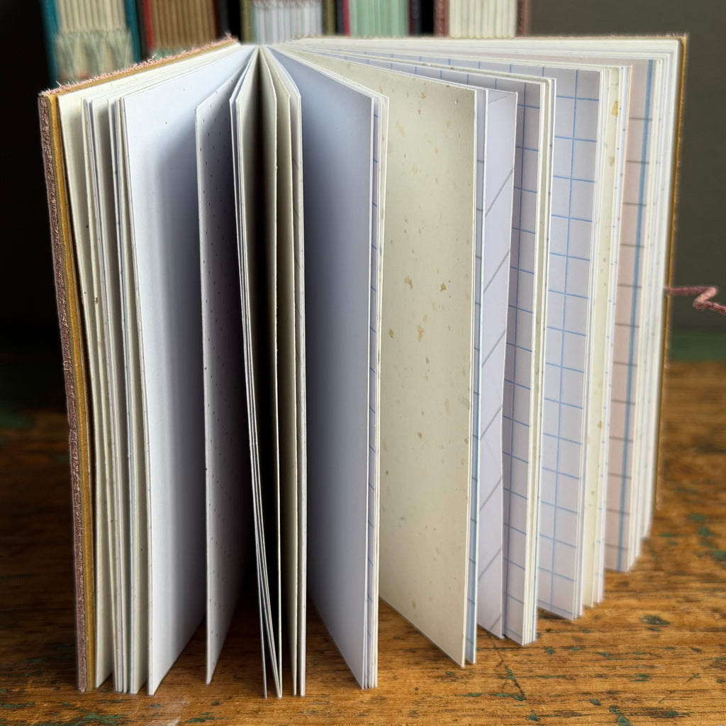 Exposed Spine Notebook [Small] - Sage