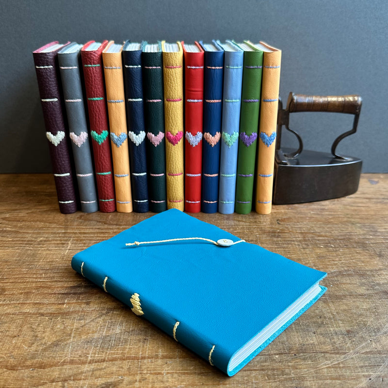 Darned Heart Notebook [Medium] - Azure