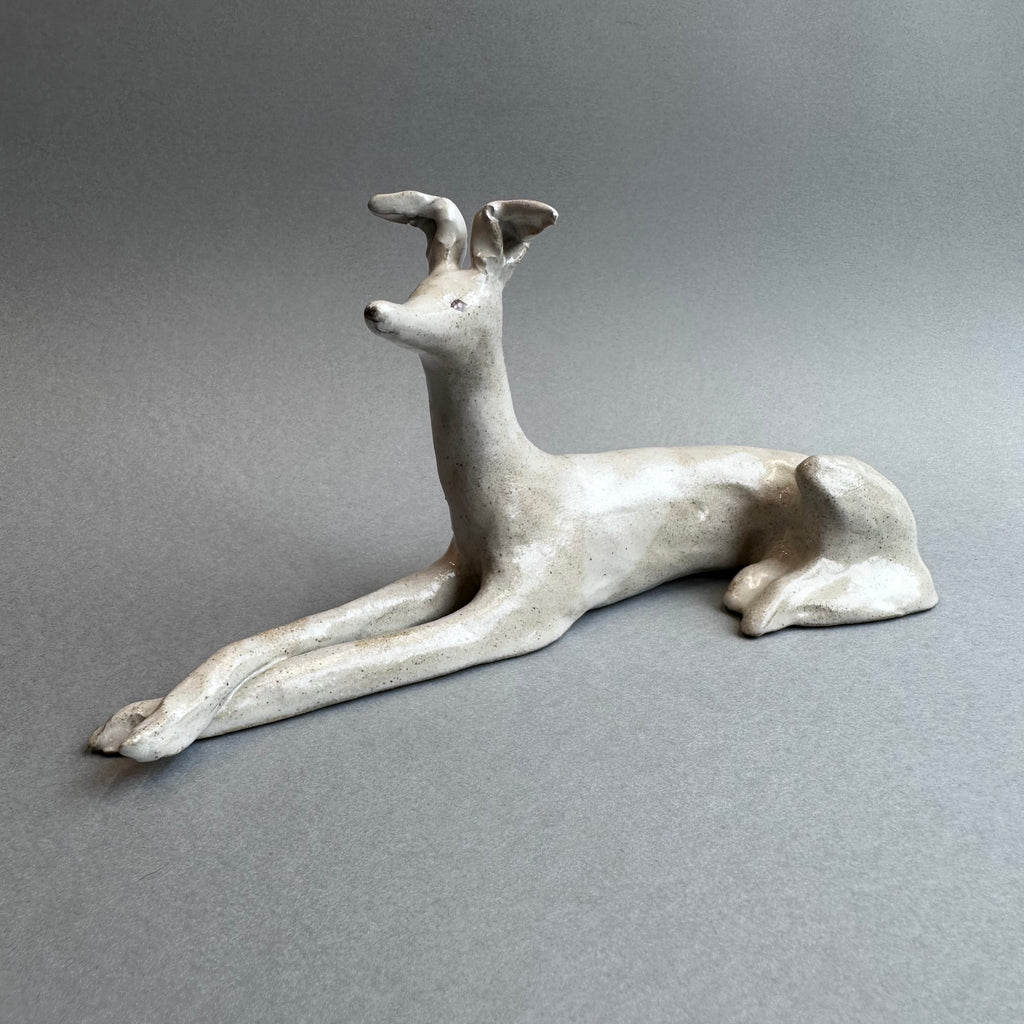 Stoneware Hound - Reclining [large]