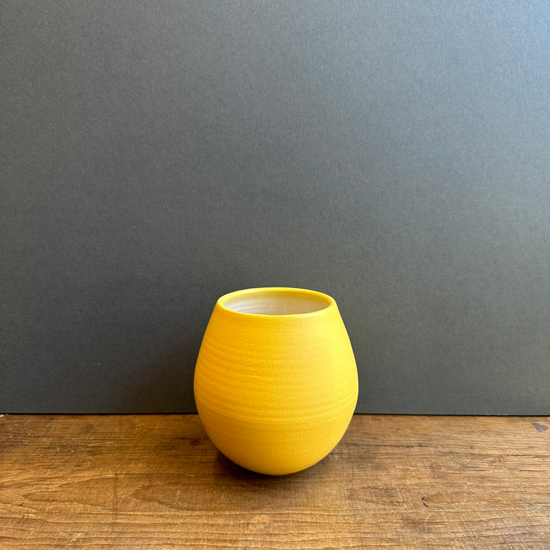 Medium Tulip Vase Golden Yellow #66