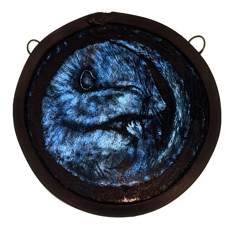 Stained Glass Roundel - Mouse