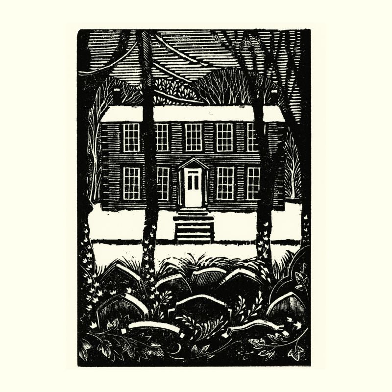 Winter at the Parsonage - Unframed