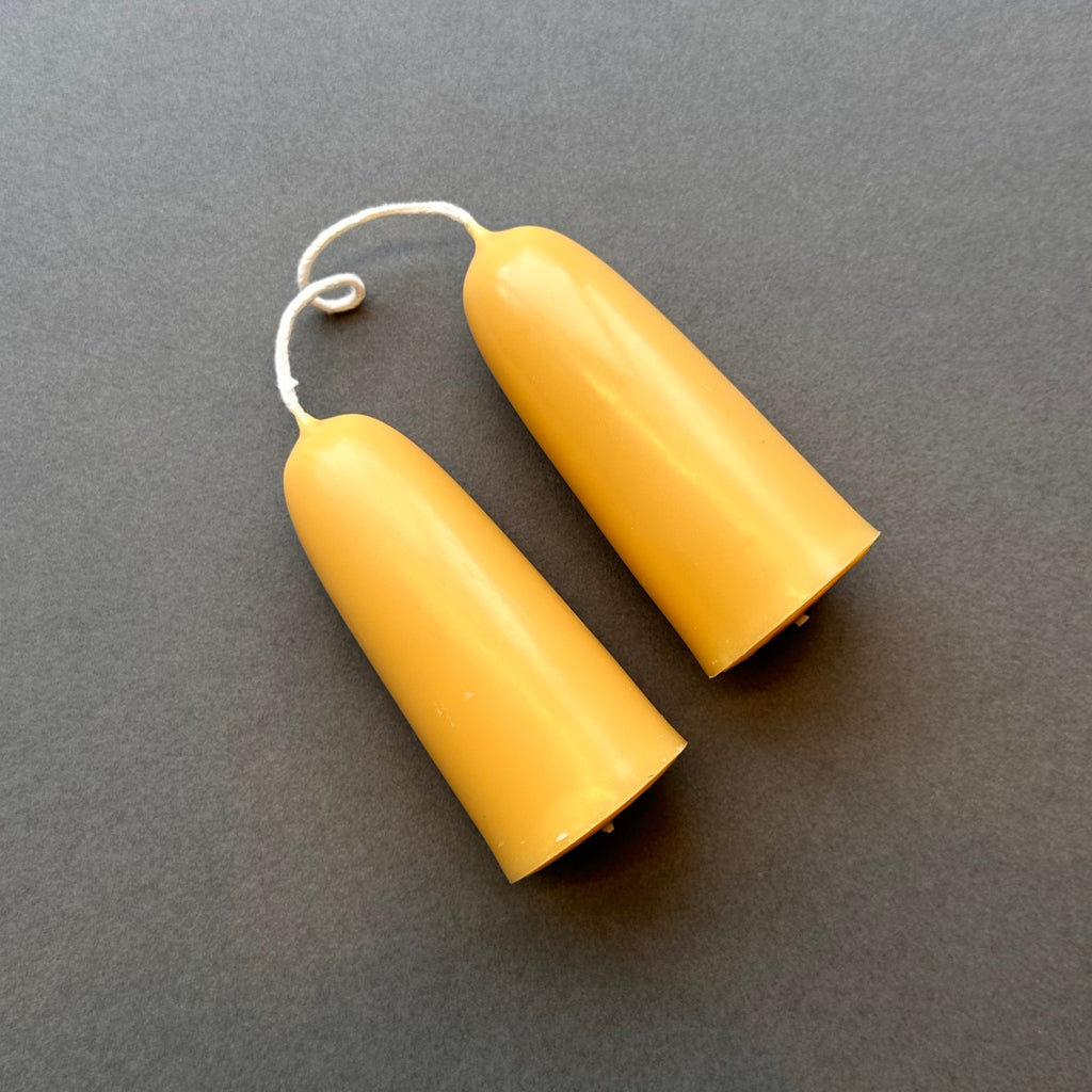 Pair Beeswax Candles - Stumpie
