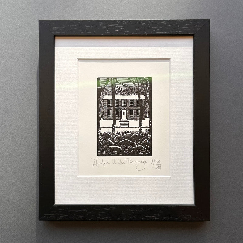 Winter at the Parsonage - Framed