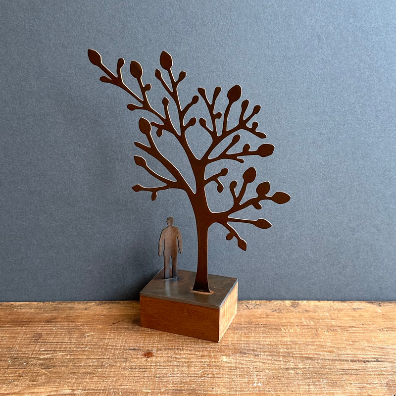 Tree Gazing Single Sculpture