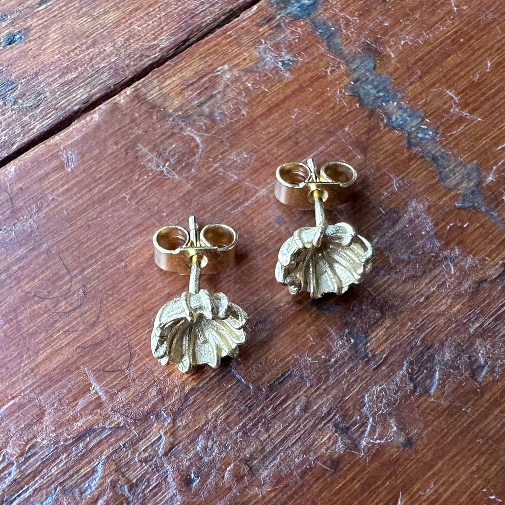 Poppy Seed Studs - Silver Gilt