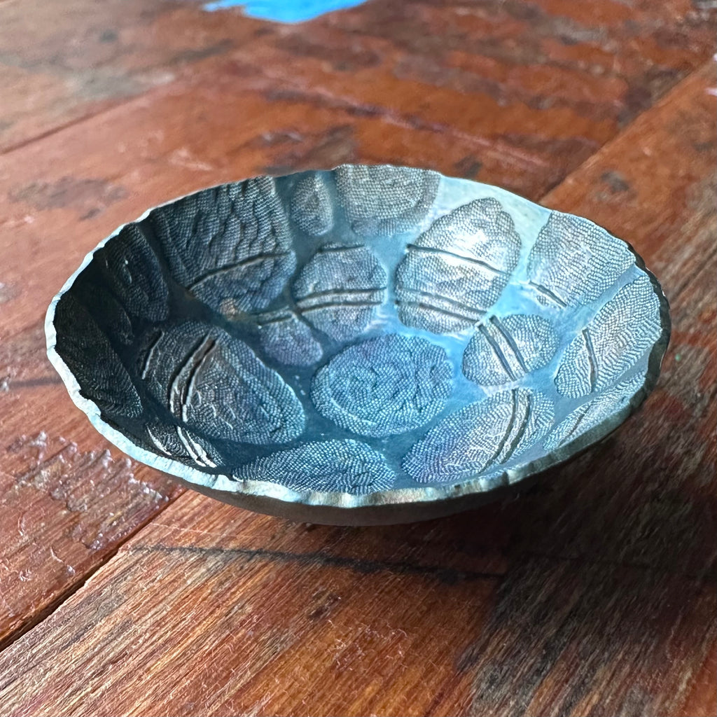 Bowl - Chased Silver Plate - Tiny