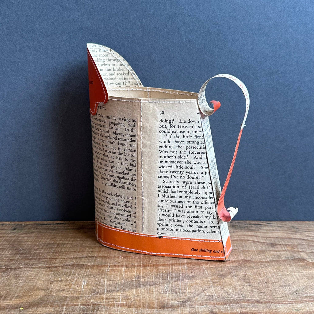 Paper Jug - Medium - Penguin Orange - Wuthering Heights