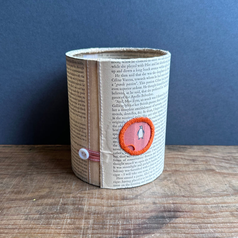 Stitched Paper Lantern - Penguin Orange - Brontë