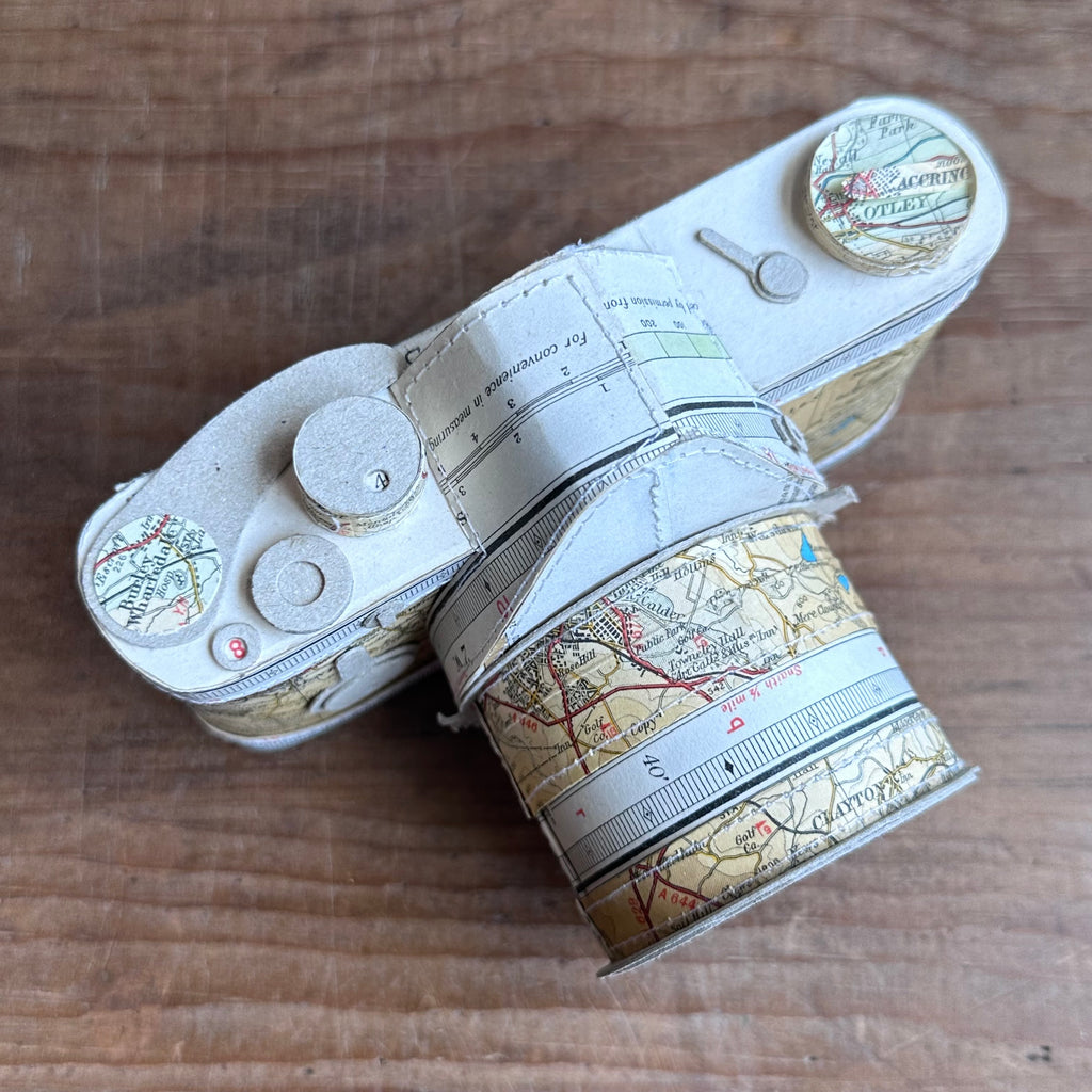 Paper SLR Camera - Maps - Haworth