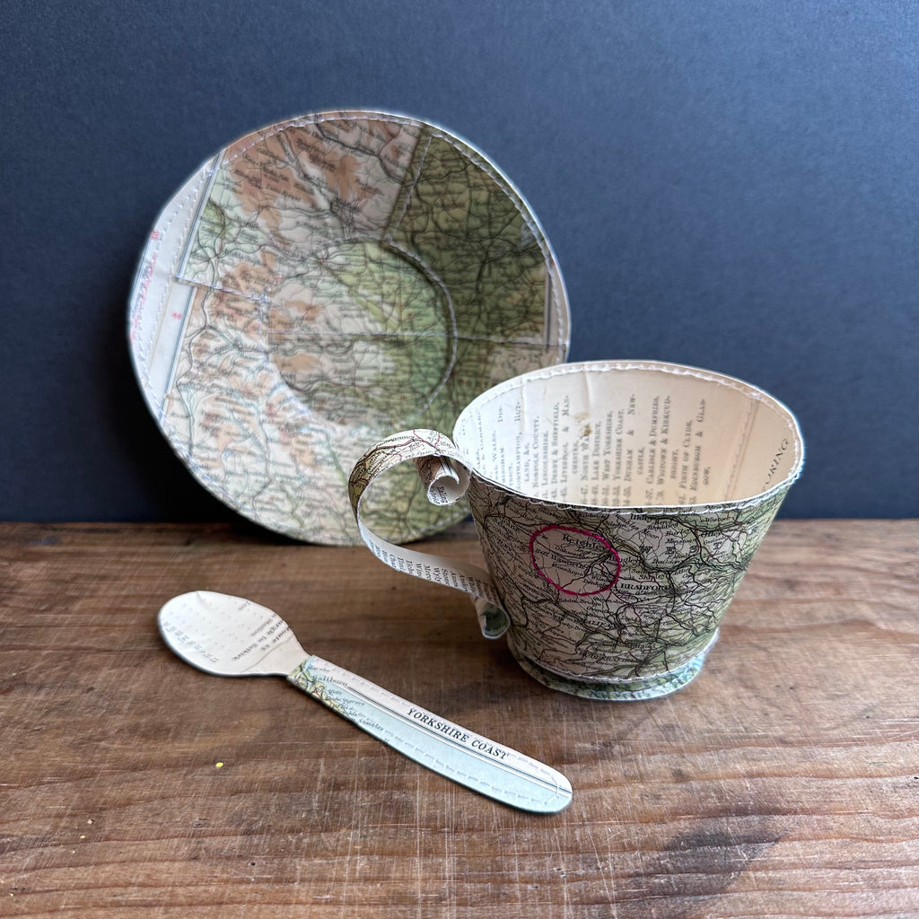 Paper Teacup - Maps - Haworth