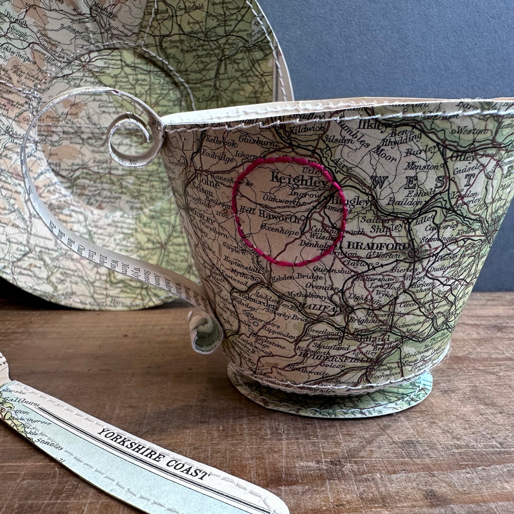 Paper Teacup - Maps - Haworth