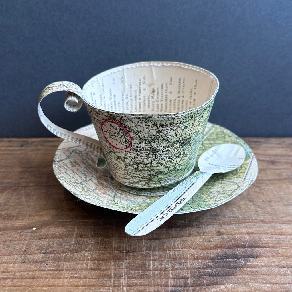 Paper Teacup - Maps - Haworth