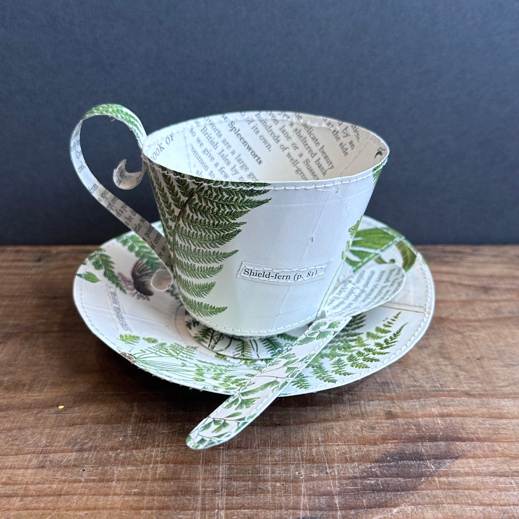 Paper Teacup - Ferns