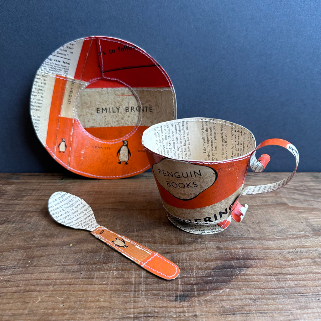 Paper Teacup - Penguin Orange - Bronte