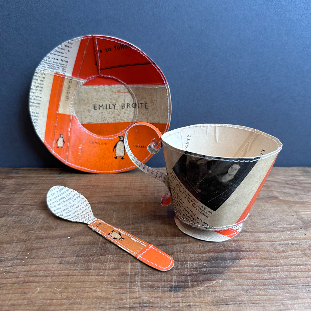 Paper Teacup - Penguin Orange - Bronte