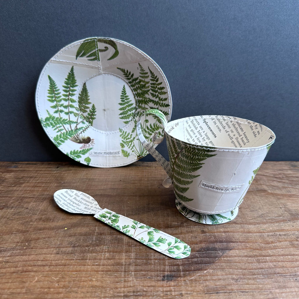 Paper Teacup - Ferns