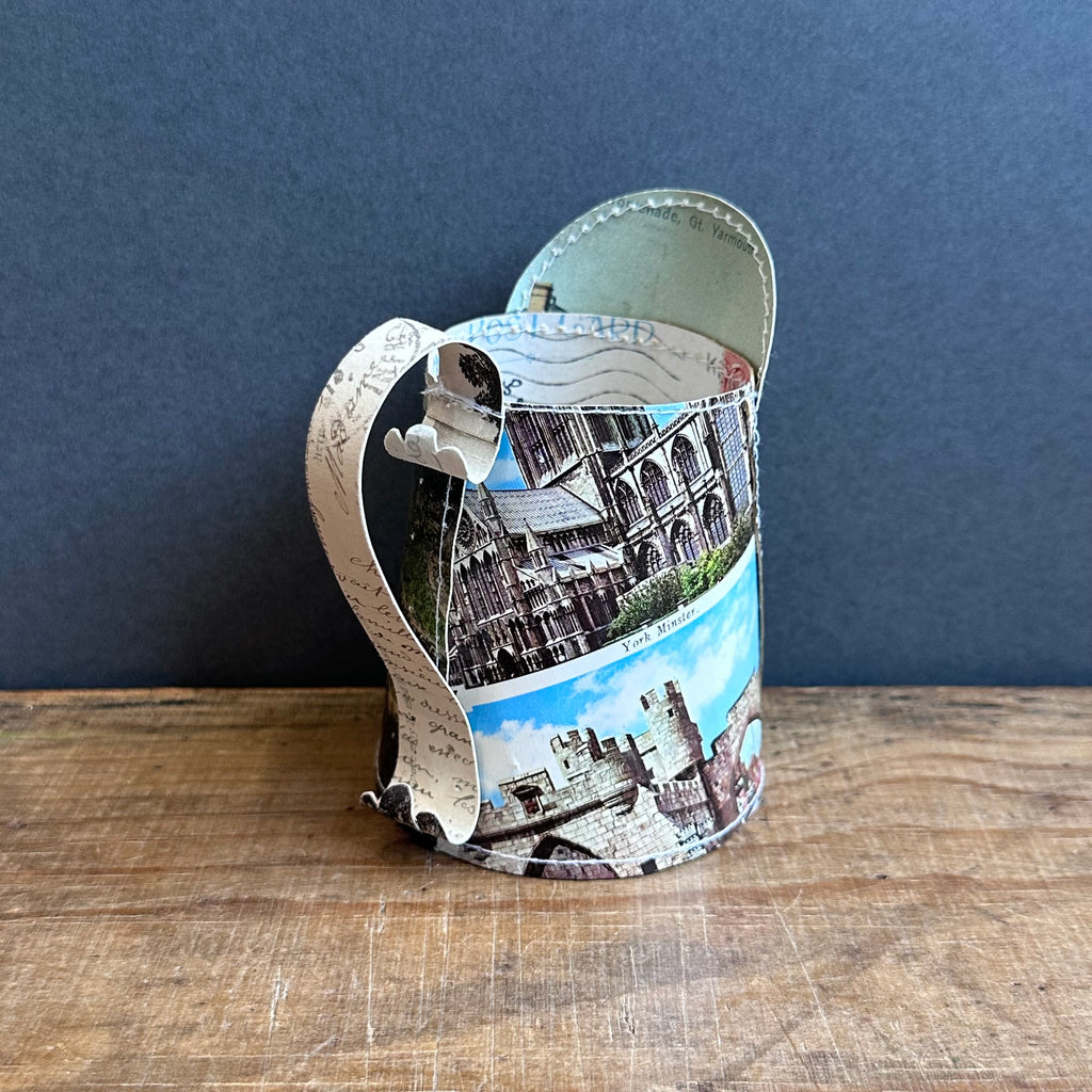 Paper Jug - Small - Haworth/York Minster Postcard #2