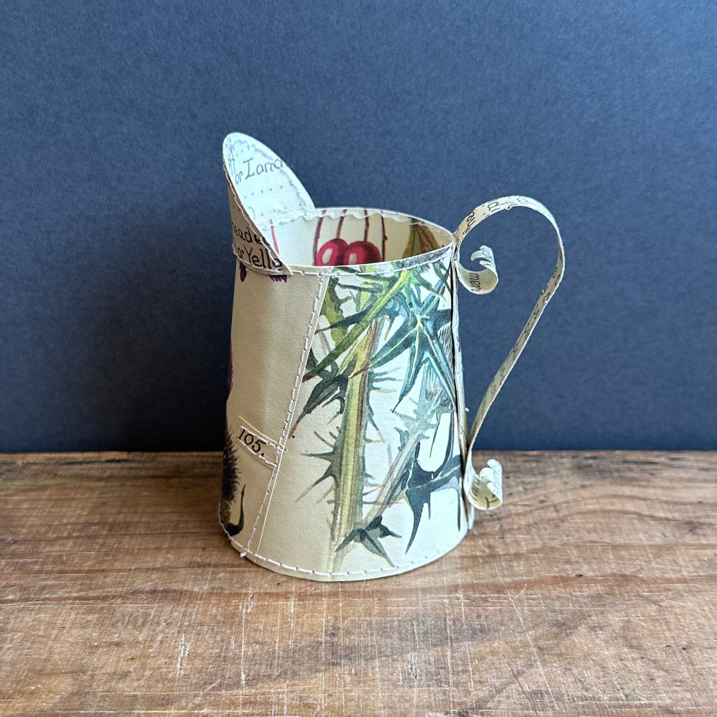 Paper Jug - Small - Floral Bees