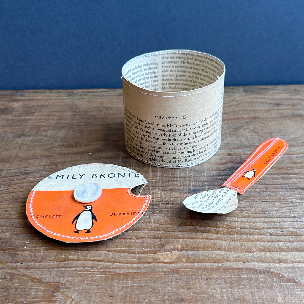 Paper Sugar Pot & Spoon - Penguin Orange - Brontë