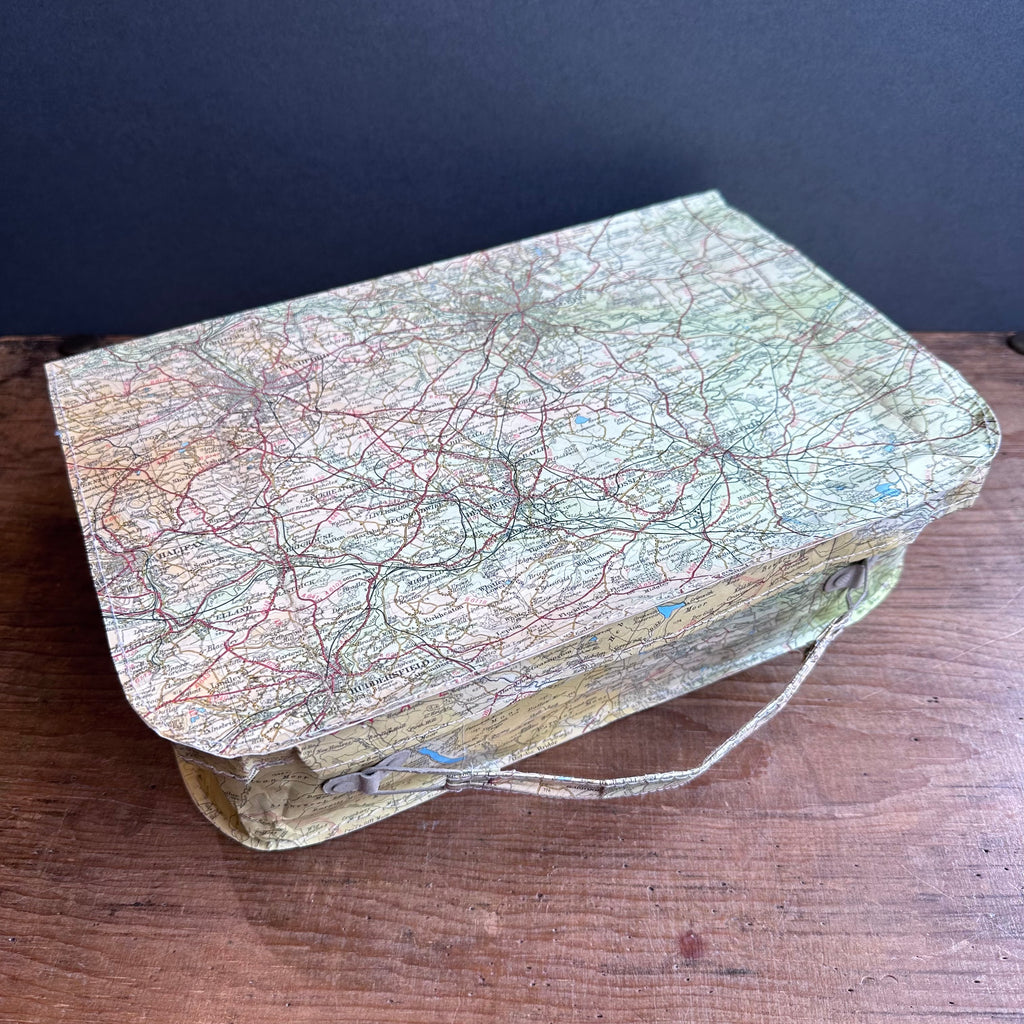 Paper Suitcase - Maps - Haworth & Brontë