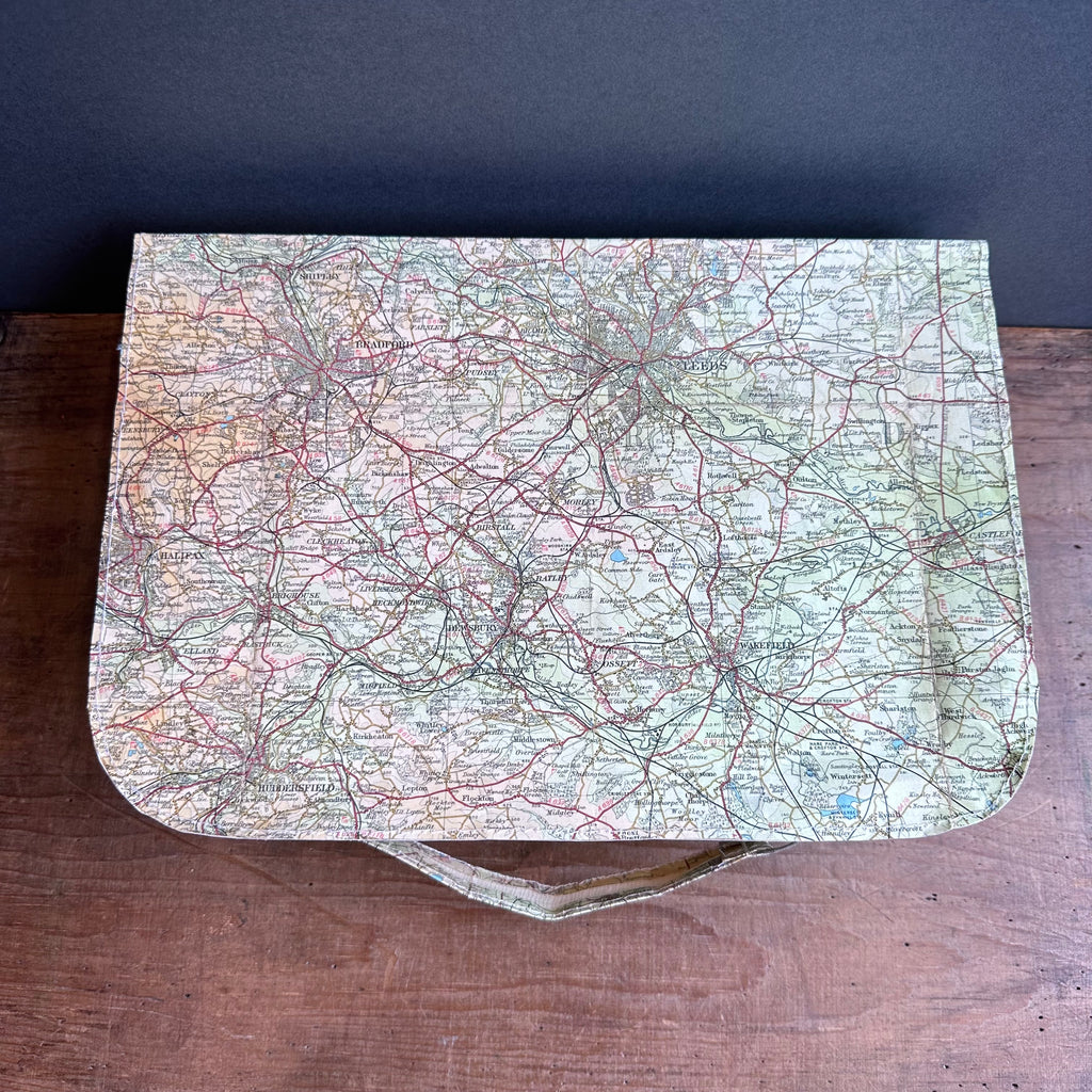 Paper Suitcase - Maps - Haworth & Brontë