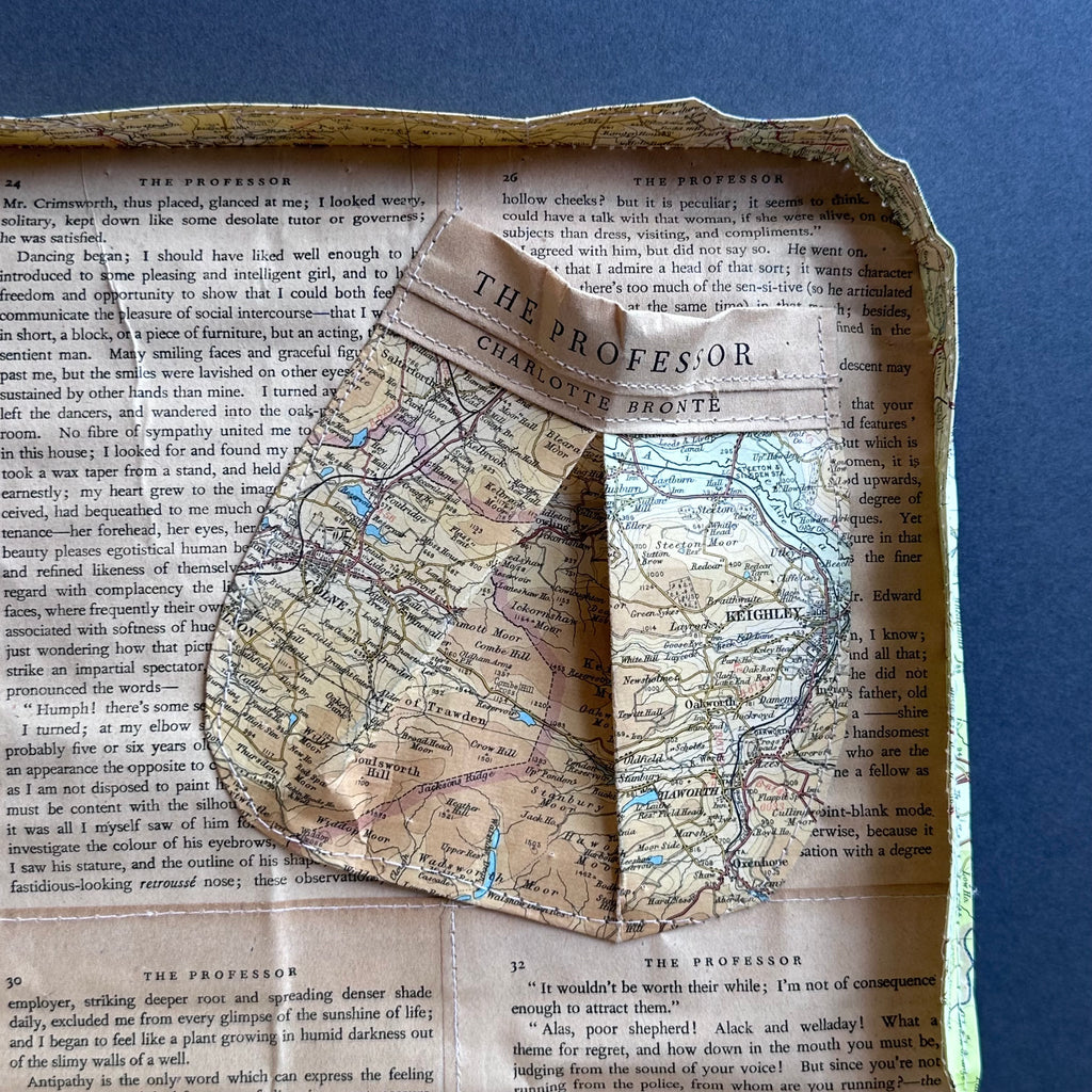 Paper Suitcase - Maps - Haworth & Brontë