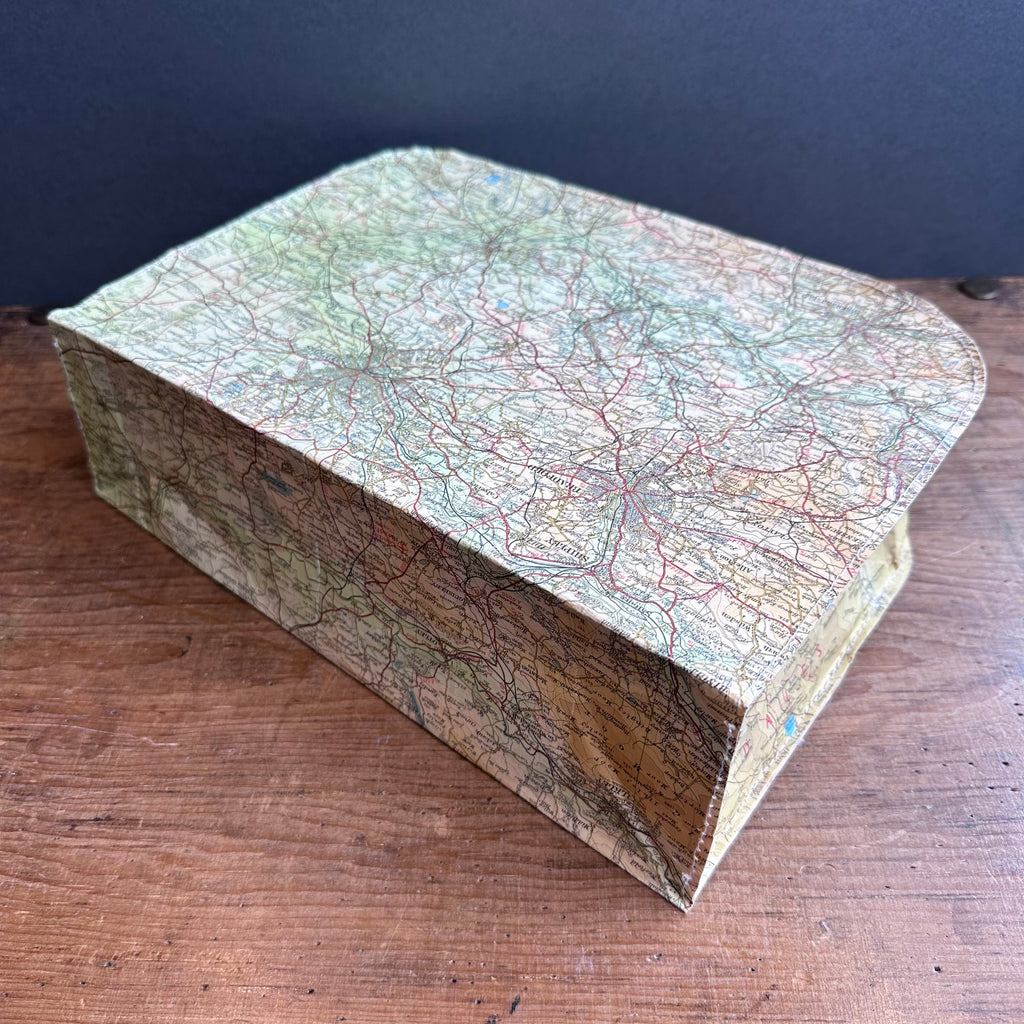 Paper Suitcase - Maps - Haworth & Brontë