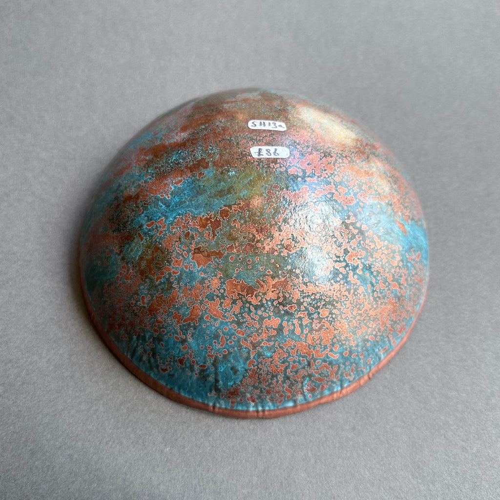 Patinated Copper Bowl - 16cm