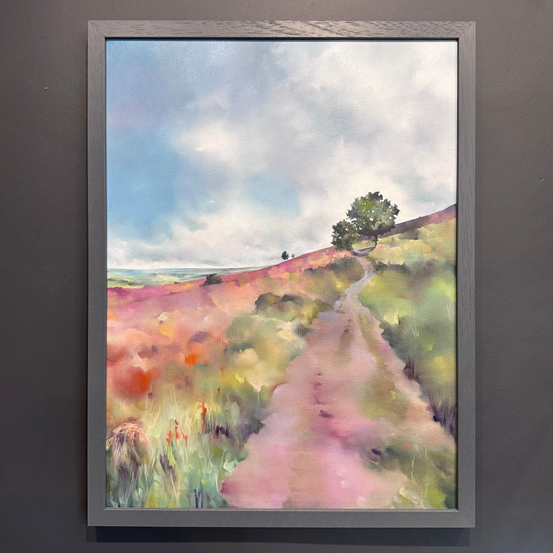 Oil on Canvas - 45 x 60cm - I Walk the Path with you in Bloom