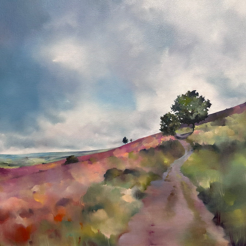 Oil on Canvas - 45 x 60cm - I Walk the Path with you in Bloom